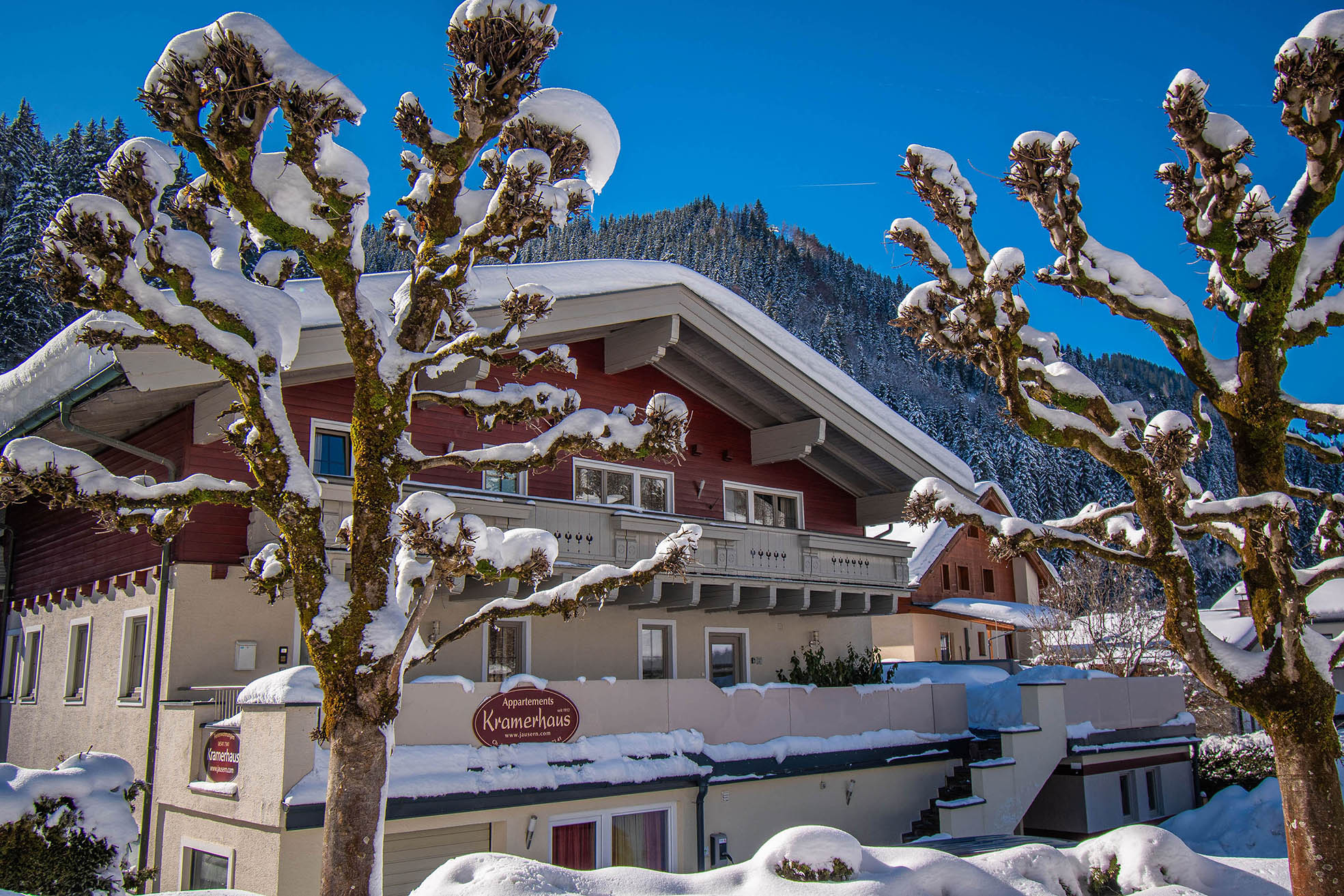 Kramerhaus Viehhofen im Winter